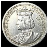 1893 Columbian Exposition Quarter Dollar UNCIRCULA
