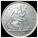 1858-O Silver Seated Liberty Half Dollar  CLOSELY