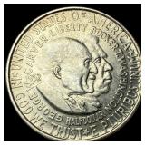 1952 Silver Half Dollar Booker T. Washington/Carve