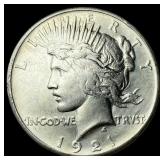 1921 Silver Peace Dollar CLOSELY UNCIRCULATED
