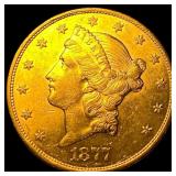 1877 Liberty Head $20 Double Eagle UNCIRCULATED