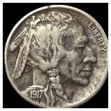 1917-S Buffalo Nickel NEARLY UNCIRCULATED