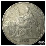 1903A French Indo-China .7813oz Silver Piastre
