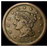 1854 Braided Hair Large Cent CLOSELY UNCIRCULATED