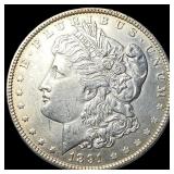1891-S Silver Morgan Dollar CHOICE AU
