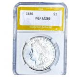 1886 Morgan Silver Dollar PGA MS66