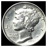 1920-D Silver Mercury Dime CHOICE BU