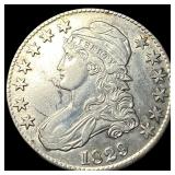 1829 Capped Bust Half Dollar CLOSELY  UNCIRCULATE