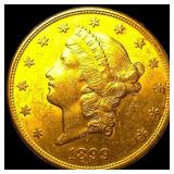 1899-S Gold $20 Liberty Head Double Eagle  UNCIRC