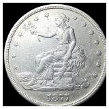 1877-S Silver Trade Dollar CLOSELY  UNCIRCULATED