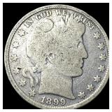 1899 Silver Barber Half Dollar NICELY  CIRCULATED