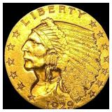 1929 Indian Head Gold $2.50 Quarter Eagle CLOSELY