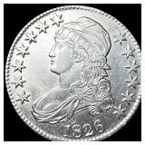 1826 Silver Capped Bust Half Dollar CLOSELY  UNCI