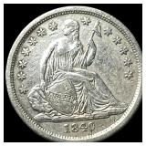 1840 Seated Liberty Dime NEARLY UNCIRCULATED