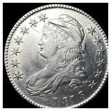 1818 Capped Bust Silver Half Dollar NEARLY  UNCIR