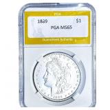 1889 Morgan Silver Dollar PGA MS65