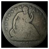 1854-O Silver Half Dollar NICELY CIRCULATED