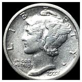 1923-S Silver Mercury Dime CLOSELY  UNCIRCULATED