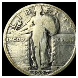 1927-S Silver Standing Liberty Quarter NICELY  CI