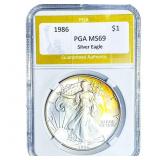1986 Silver Eagle PGA MS69