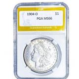 1904-O Morgan Silver Dollar PGA MS66