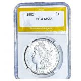 1902 Morgan Silver Dollar PGA MS65