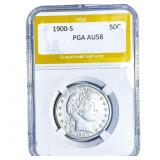 1900-S Barber Half Dollar PGA AU58
