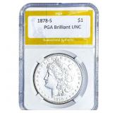 1878-S Morgan Silver Dollar PGA Brilliant UNC