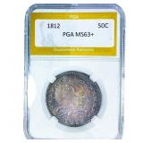 1812 Capped Bust Half Dollar PGA MS63+