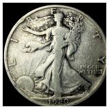 1920-D Silver Walking Liberty Half Dollar  ABOUT