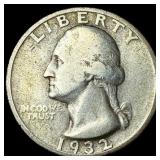 1932-S Silver Washington Quarter LIGHTLY CIRCULATE