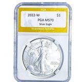 2022-W Silver Eagle PGA MS70