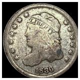 1836 Capped Bust Half Dime LIGHTLY CIRCULATED