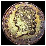 1828 Copper Half Cent CLOSELY UNCIRCULATED