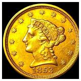 1853 Liberty Head Gold Quarter Eagle $2.50  CLOSE