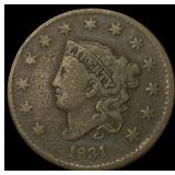 1831 Coronet Head Large Cent NICELY  CIRCULATED