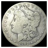 1902-S Silver Morgan Dollar NICELY CIRCULATED