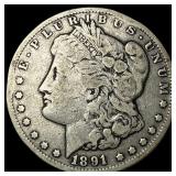 1891-CC Silver Morgan Dollar HIGH GRADE