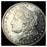 1886-S Silver Morgan Dollar CHOICE AU