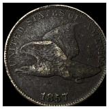 1857 Copper-Nickel Flying Eagle Cent HIGH  GRADE
