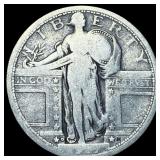 1917-D Type 1 Silver Standing Liberty Quarter  NE