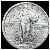 1918-D Standing Liberty Silver Quarter  CLOSELY U