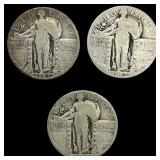 [3]1927-S Silver Standing Liberty Quarter  LIGHTL