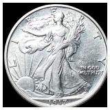 1917 Walking Liberty Half Dollar CHOICE AU