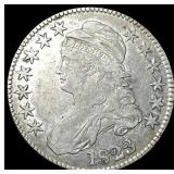1823 Capped Bust Half Dollar ABOUT  UNCIRCULATED