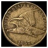 1857 Copper-Nickel Flying Eagle Cent HIGH  GRADE