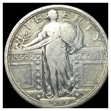 1917-S Type 1 Standing Liberty Quarter  LIGHTLY C