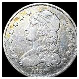 1836 Capped Bust Silver Quarter LIGHTLY  CIRCULAT