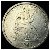 1845-O Silver Half Dollar LIGHTLY CIRCULATED