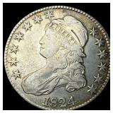 1824 Capped Bust Half Dollar UNCIRCULATED